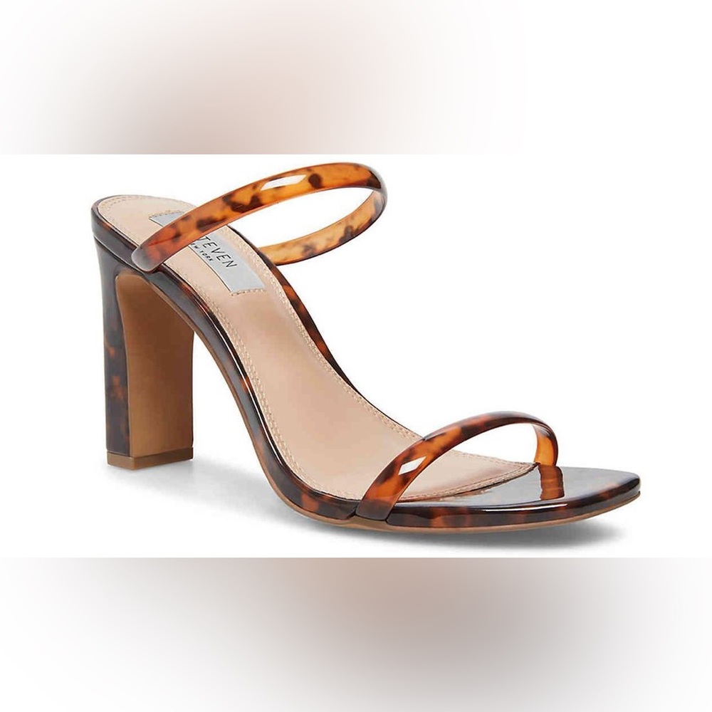 STEVE MADDEN tortoise block heels